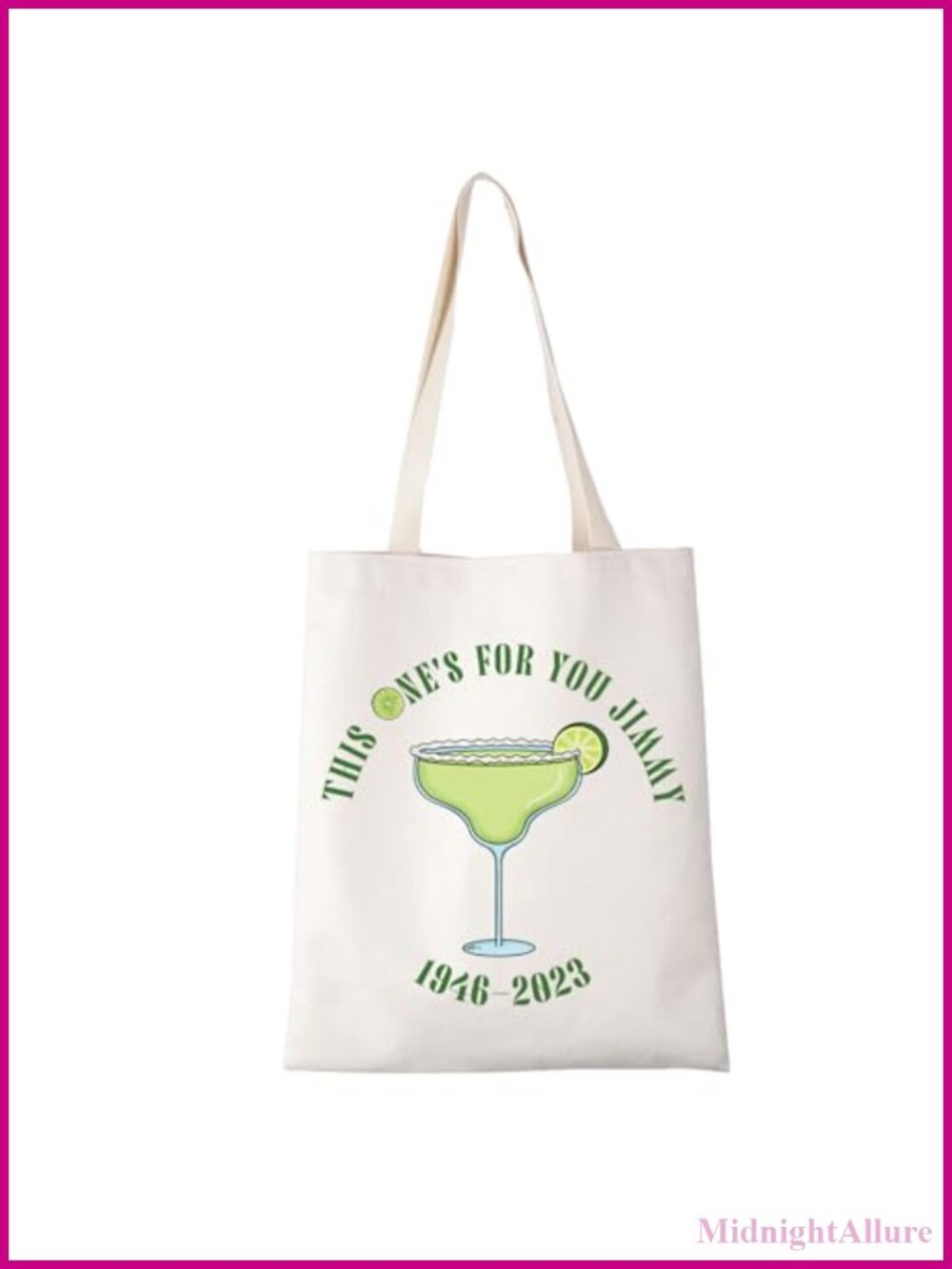 Canvas Tote Bag Music Singer Parrot Memory Gift Handbag